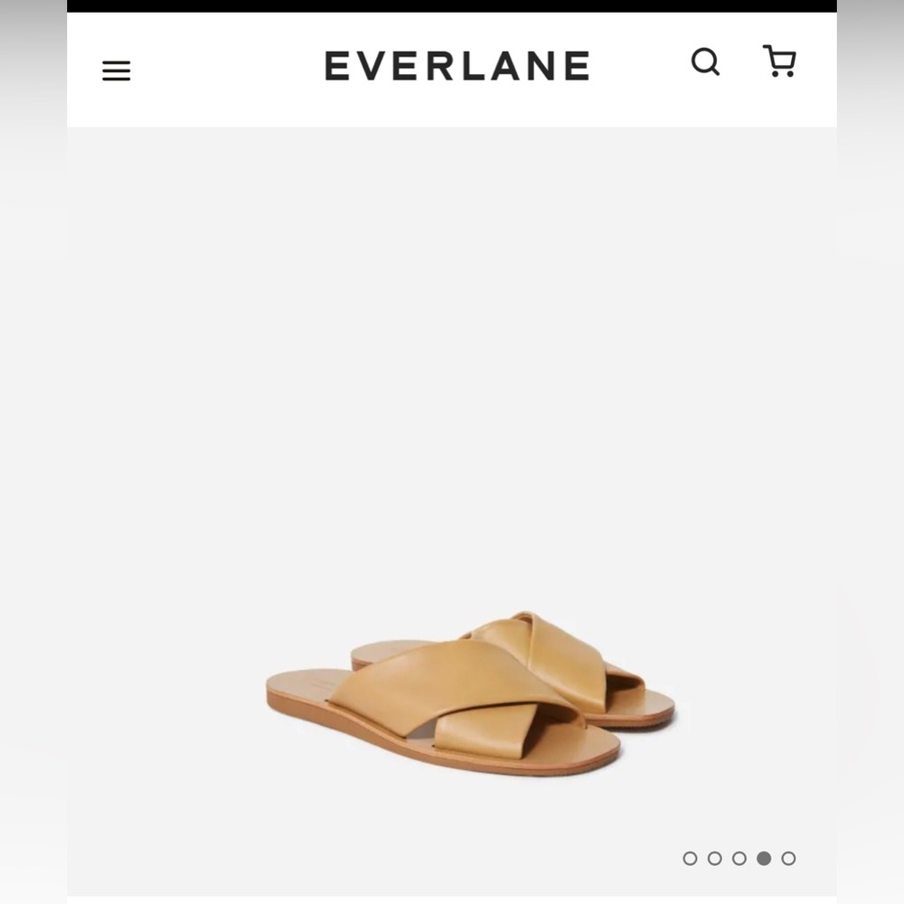Everlane flat sandals (slide)